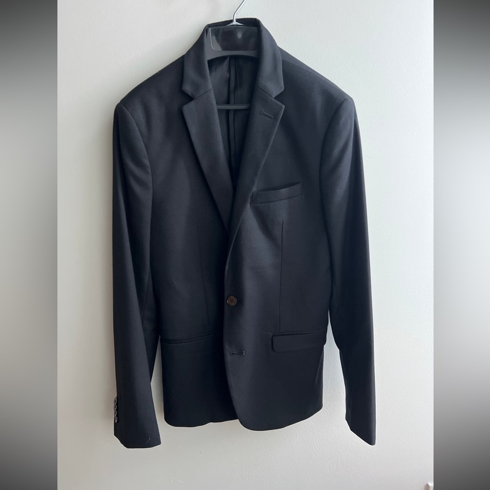 Mango - Super Slim Fit Black Suit